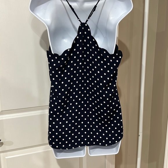 j crew lined scalloped cami with adjustable straps - Picture 5 of 6
